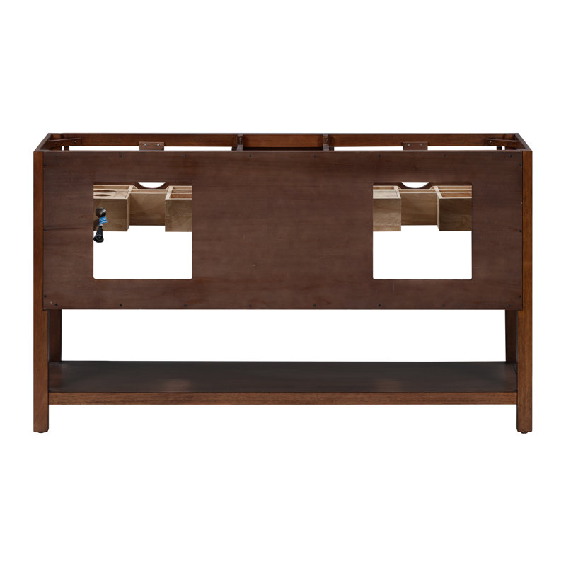Zoe 60'' W Double Bathroom Vanity Base