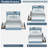 Bed Frame with 2 Storage Drawers, Kids Bedframe with Storage Headboard, Upholstered Bed Frame-656481710-656481706