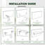 42cm W Manufactured Wood Wall Mounted Shelving Unit
