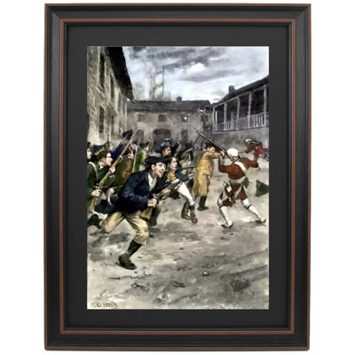 Capture Of Fort Ticonderoga By Ethan Allen And The Green Mountain Boys By Frederick Coffay Yohn