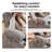 Zeno Manual Recliner，Swivel Rocking Recliner With Adjustable Armrests; Infant Rocking Recliner With Adjustable Headrest And Cup Holder-1349602086
