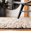 Tapis ivoire / brun en laine / coton tissé à la main Abbie-Jai Natura-1503592349