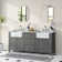 Giffords 72'' Double Bathroom Vanity with Engineered Stone Top