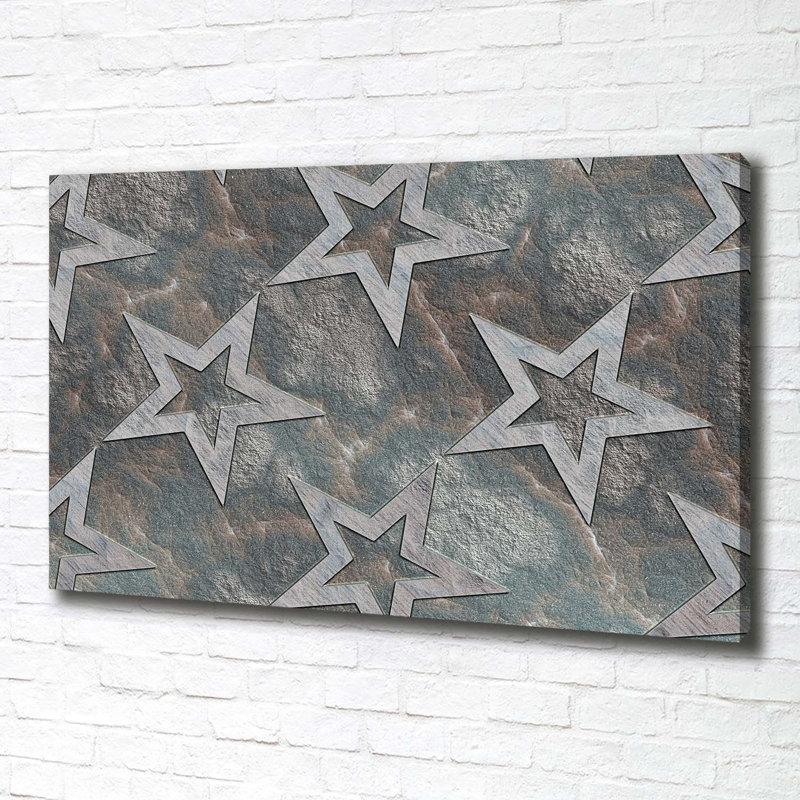 Stone Stars - Wrapped Canvas Print