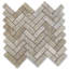 Carreau de mosaïque 13 po x 12 po Emperador