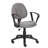 Jea Swivel Posture Chair, Loop Arms, Gray Tweed, Rolling Wheels-117561192