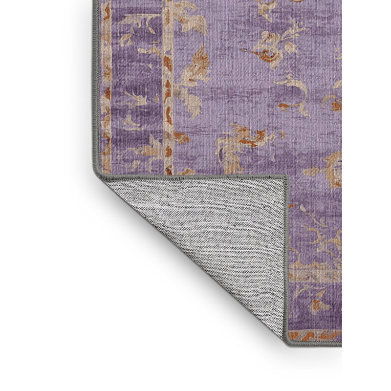 Tapis brun lavable à la machine, Rectangle 7 pi x 9 pi