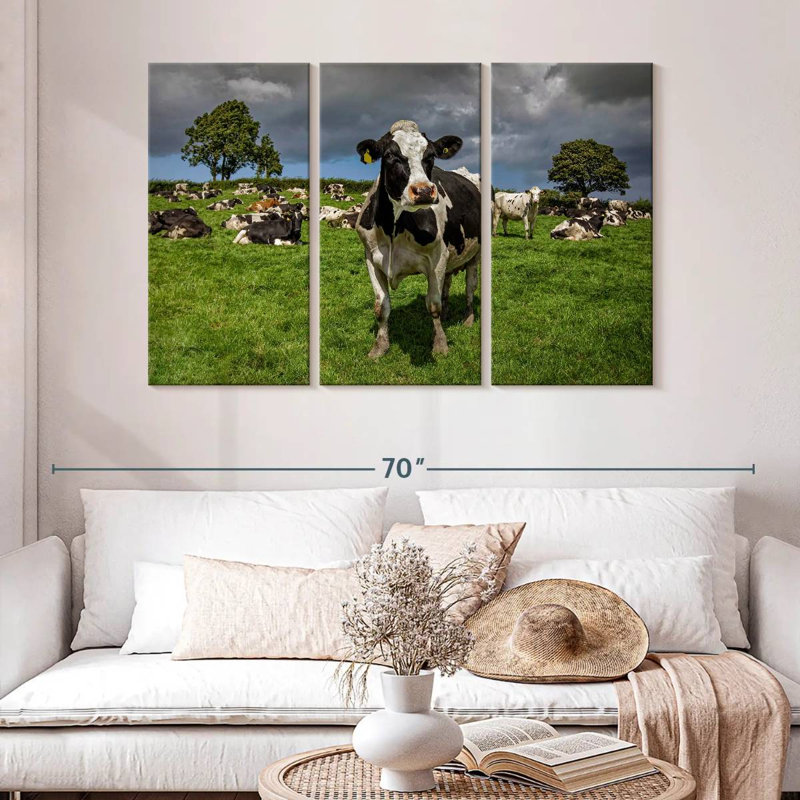 Brampt Holstein Cow, 32" H x 50" W