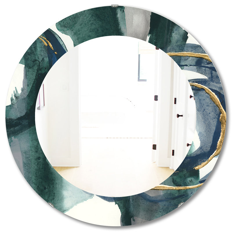 Miroir d'appoint mural Mettalic III, H 31,5 po x l po