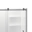 Cabine de douche rectangulaire en chrome l 61 po x P 32,06 po x H 78,75 po Pfanner-123408428