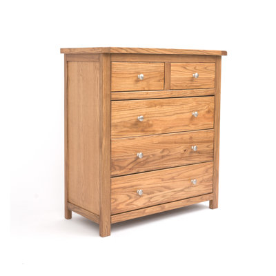Rizo 90 cm W Chest of 5 Drawers