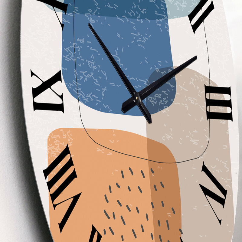Minimal élémentaire organique et géométrique compostions XXxxxxxx - horloge murale moderne, Petit
