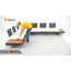 Modular Garden Sofa Set, L Shaped Garden Sofa & Coffee Table Patio Corner Group Set for Modern Garden-1078449977