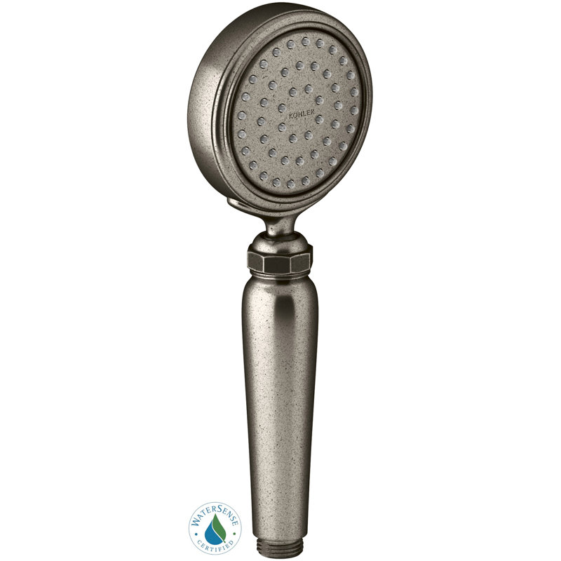 Artifacts Full/Standard Handheld Shower Head with Katalyst Air Induction Spray, Oil Rubbed Bronze, 2.0 GPM