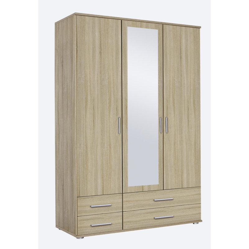 Laffitte 3 Door Wardrobe, Sonoma Oak