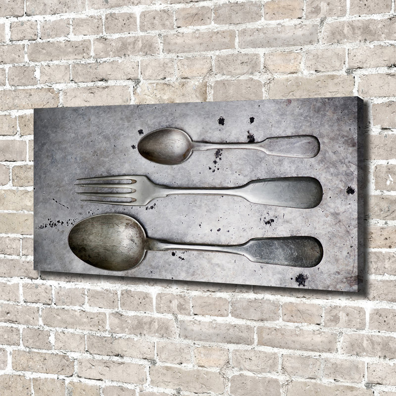 Cutlery - Wrapped Canvas Print
