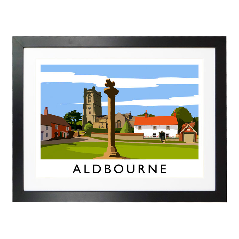 Aldbourne - Print, Black Framed, 40cm H x 50cm W x 3cm D