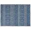 Tapis en polypropylène bleu 5 pi 3 po x 7 pi, pour une élégance intérieure et extérieure attrayante, poils de 0,16 po, détails faits à la main, tapis 5 pi 3 po x 7 pi sans assemblage