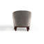 Fauteuil d'appoint rembourré Ava, gris