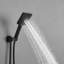 Système de douche mural avec douche à main à poignée simple Ensemble de garniture de douche moderne en laiton avec valve brute-123063480