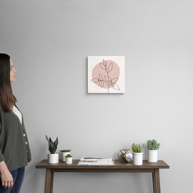 Just Leaves 04, art mural sur toile, Toile tendue, H 12 po x l 12 po