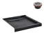 Base de douche en acrylique noir brillant avec drain à droite avec drain à droite 36 "x 36" Streamline NT-2131-36BL-RH, drain inclus
