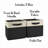 RiverRidge Kids 2pc Two-Tone Fabric Collapsbilble Cube Storage Organizers with Handles-774952894
