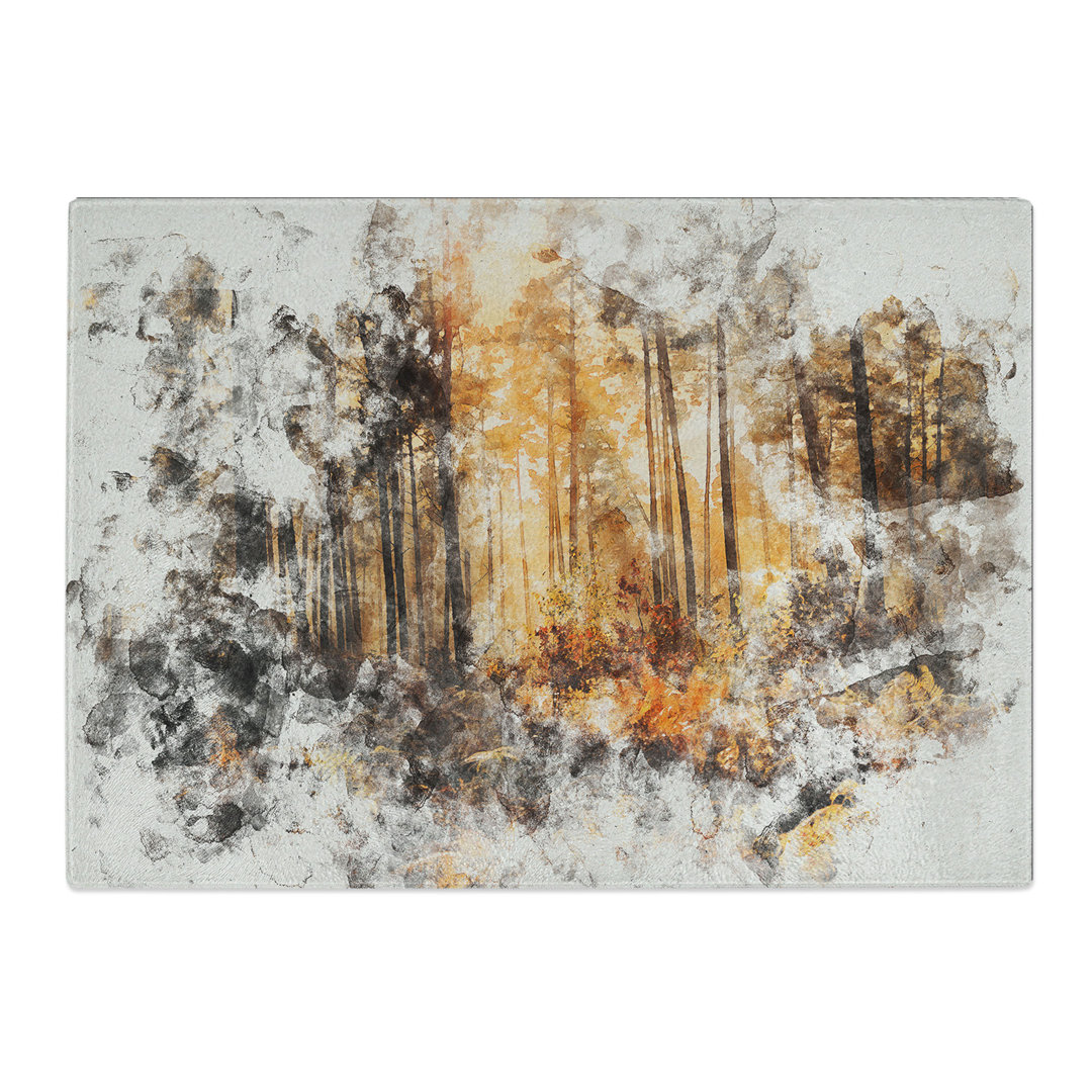 Autumn Forest Vol.2 Watercolour Chopping Board