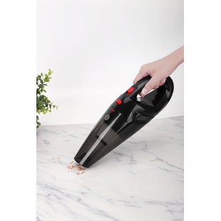 KOBOT Portable Handheld Car Vacuum Cleaner, HEPA Filter, 4pc Accessory Pack, Rechargeable Battery