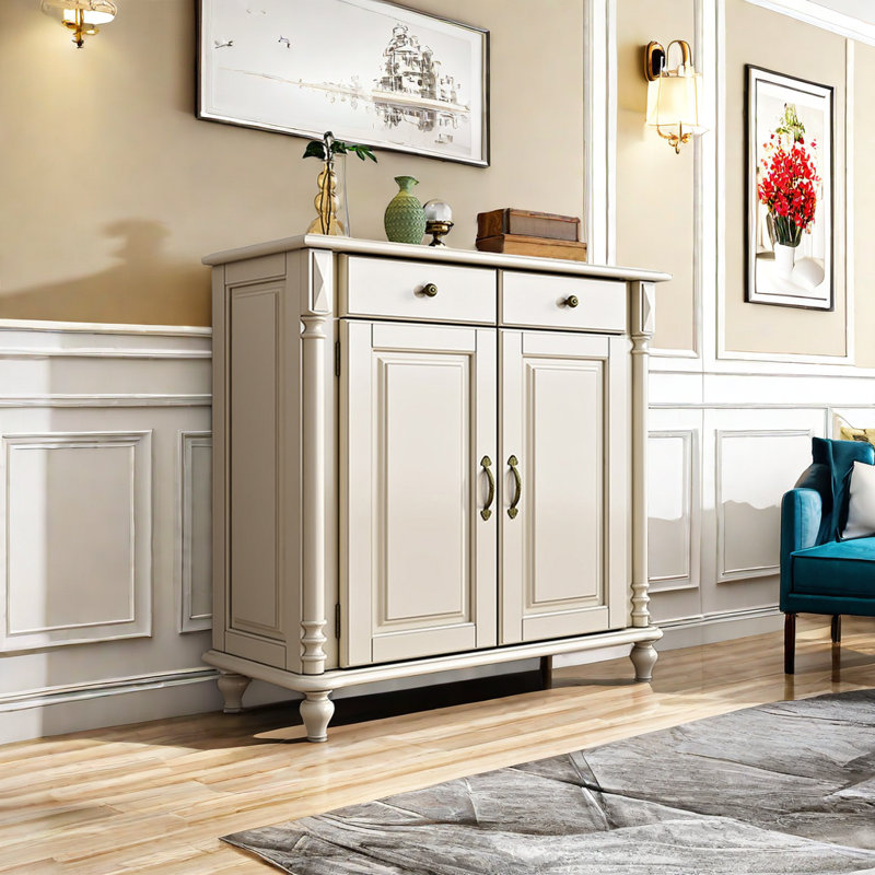 12 Pair Solid Wood Shoe Storage Cabinet