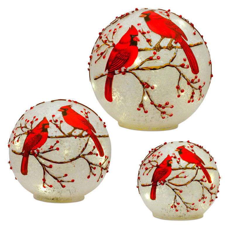 Ensemble de 3 globes cardinaux à DEL