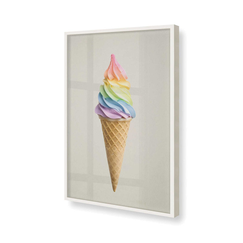 Taste of Rainbow, Cadre photo simple blanc opaque, H 11 po x l 9 po