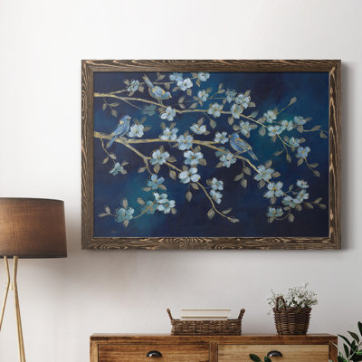 Bluebird conférence - peinture sur toile encadrée