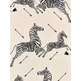 Zebras Wallpaper Roll by Scalamandré