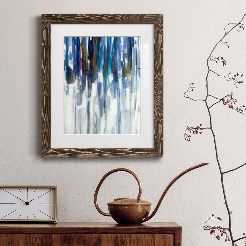 Windchimes - reproduction de cadre photo sur papier, Papier noyer, H 24 po x l 18 po x P 1,5 po