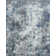 Tapis bleu / gris / blanc