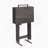 5 Piece Folding TV Tray Table Set,Foldable Sofa Side Table,End Table,Snack Table,Save Space,Grey