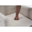 Chaise berçante en tissu avec repose-pieds Teddy-704234835