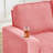 83.86"Snowfleece Fabric Sofa, Compressed Couch,3-Seater Sofa-1158501481