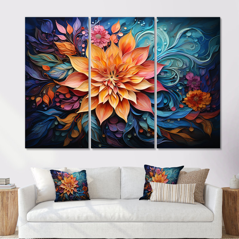 Méditation, méditation, méditation, Toile tendue, H 28 po x l 36 po x P 1 po