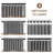 Birglinde Faux Linen Thermal 100% Blackout Curtains Rod Pocket/Ring Clips-674800247-698918105