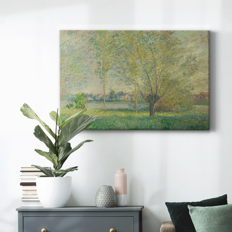 Paysage rétro - Lxxxxi - Toile tendue avec châssis, H 9 po x l 13 po x P 1,5 po, Wrapped Canvas