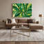 «Hawaiian Ti Leaves», art mural sur toile verte-1573529308