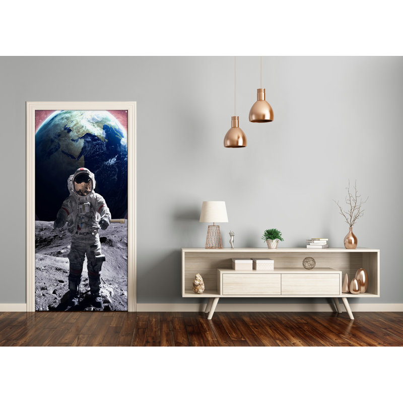 Astronaut Door Decal