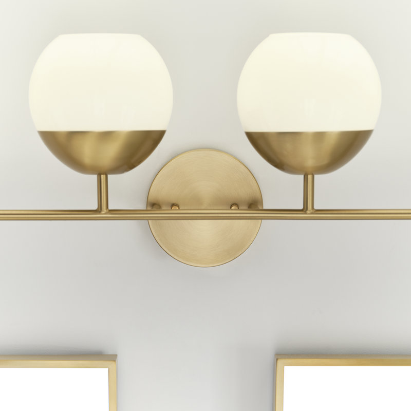 Alvin 4 - Light Vanity Light, Satin Brass
