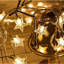 8 Corner Bed Canopy With 100 LED String Lights (Black) 200 X 250Cm