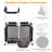 Extra Large Mesh Pool Storage Bin Noodles Holder Toys Organizer Rolling 6 Wheels Double Decker Cart