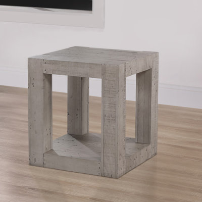 Dajonae Solid Wood Reclaimed Pine End Table