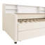 Lit plateforme simple tapissier avec rangement et tiroirs-372528594