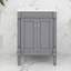Meuble-lavabo 24 po avec lavabo supérieur, meuble de rangement moderne à 2 niveaux-474539056